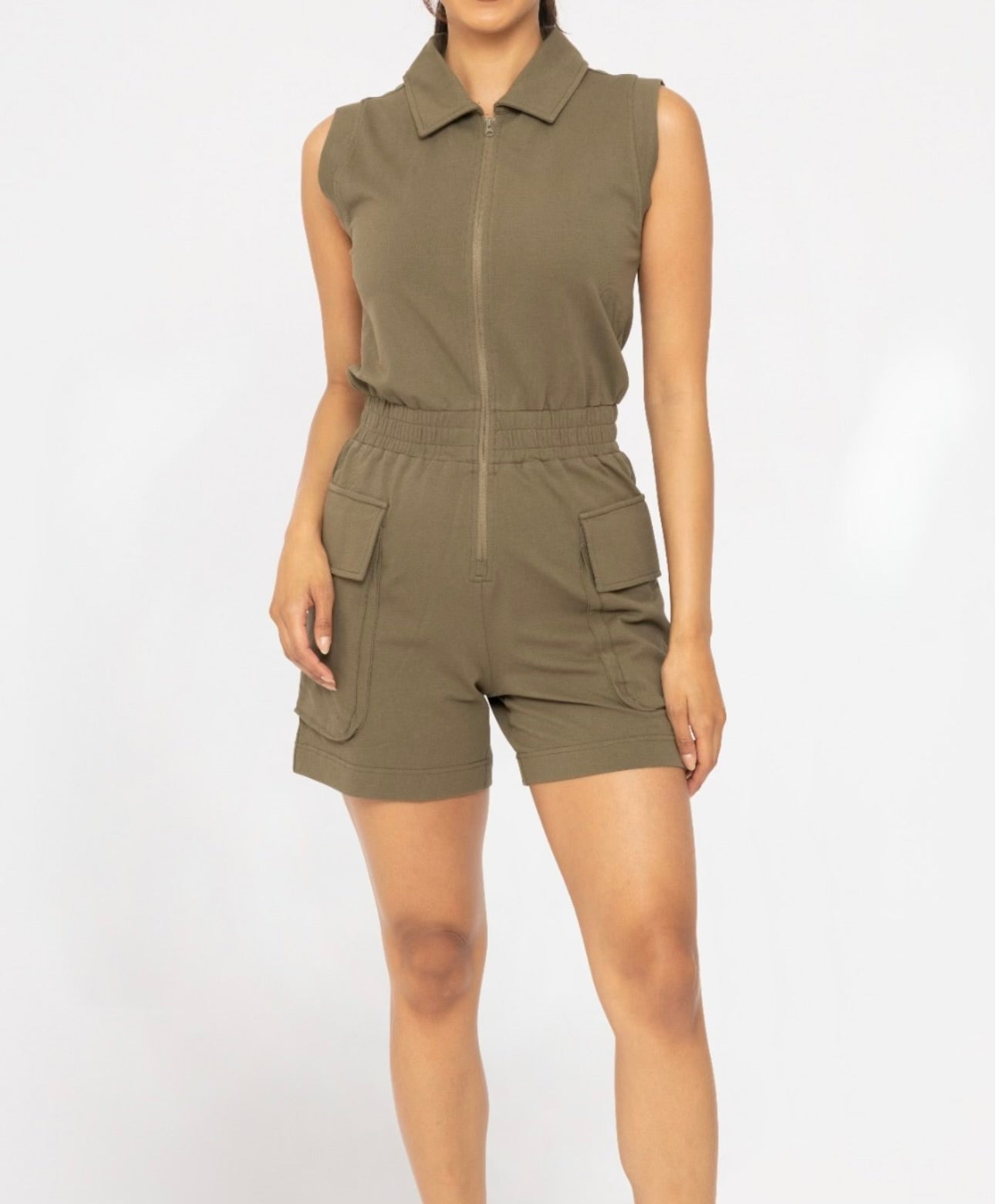 Army Green Romper Army Green Romper
