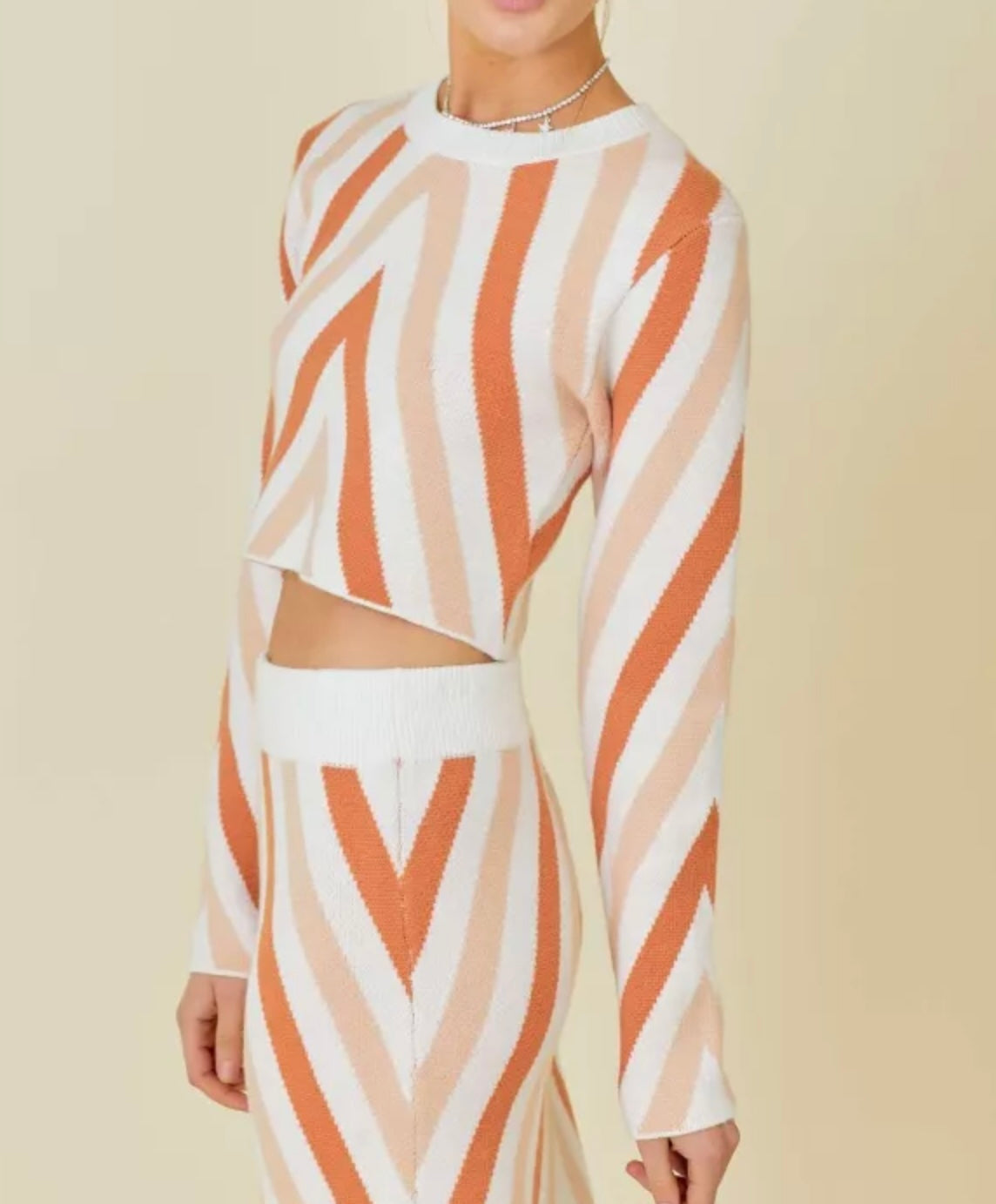 Stripe Me Down Two Piece Set