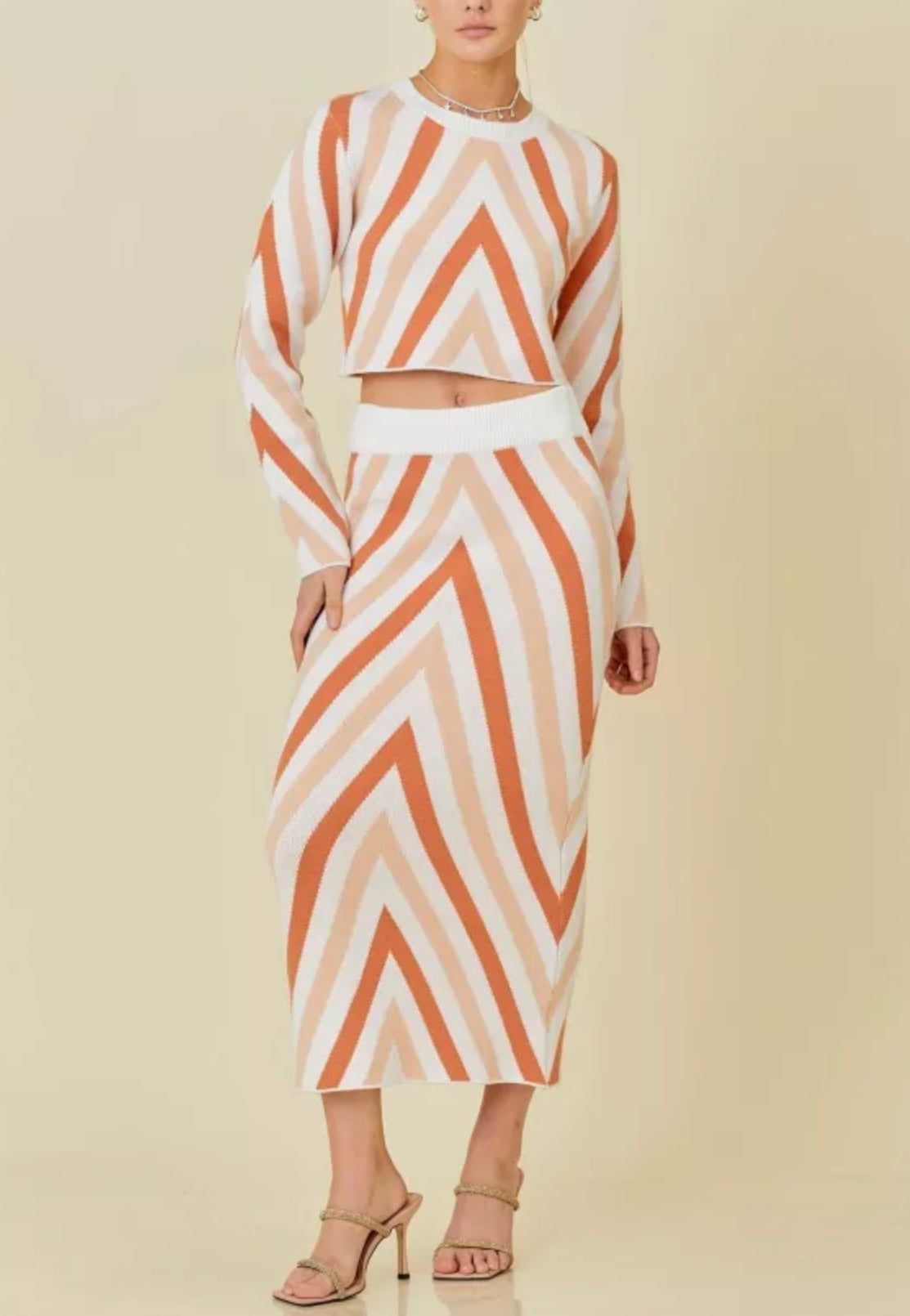 Stripe Me Down Two Piece Set