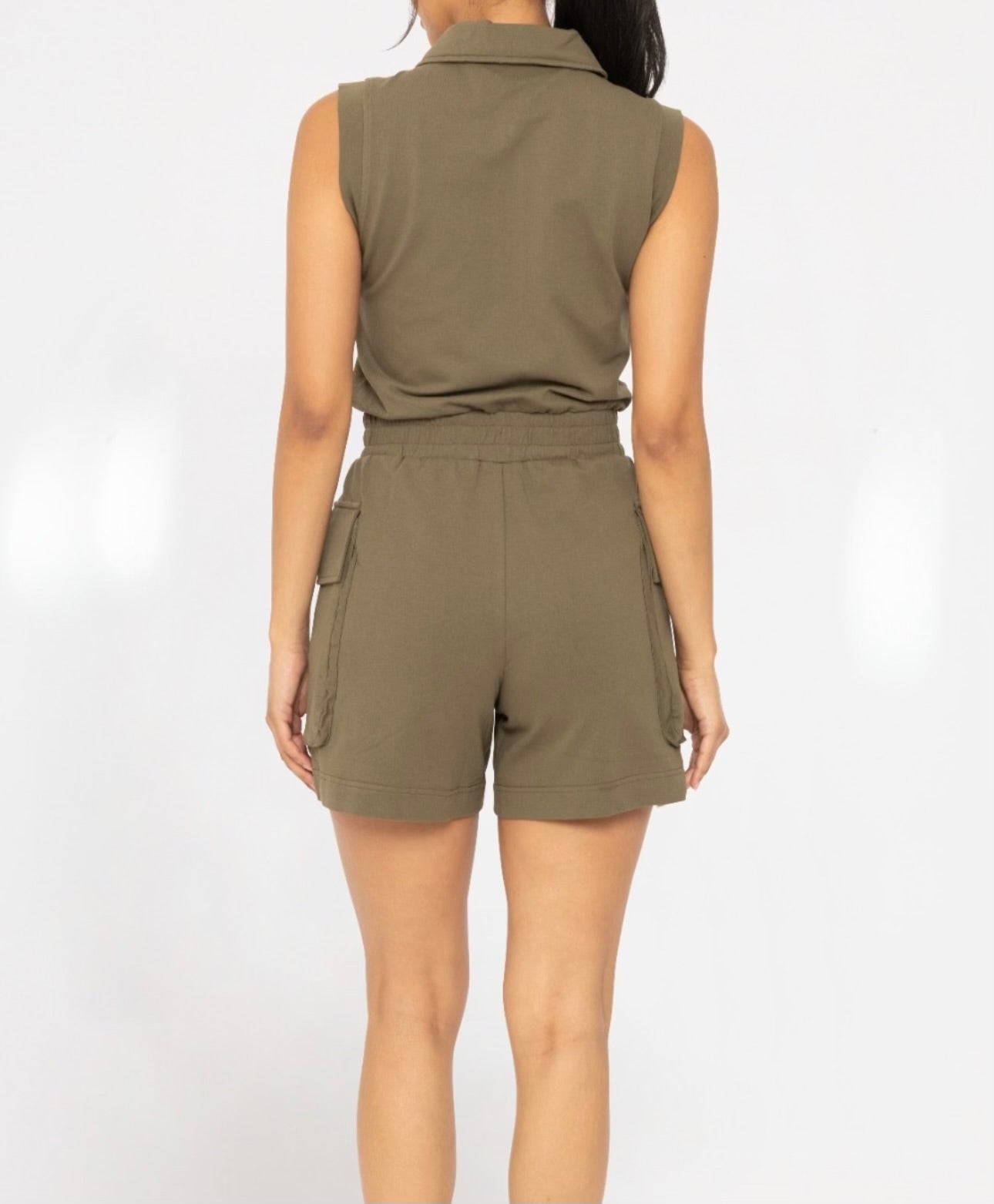 Army Green Romper