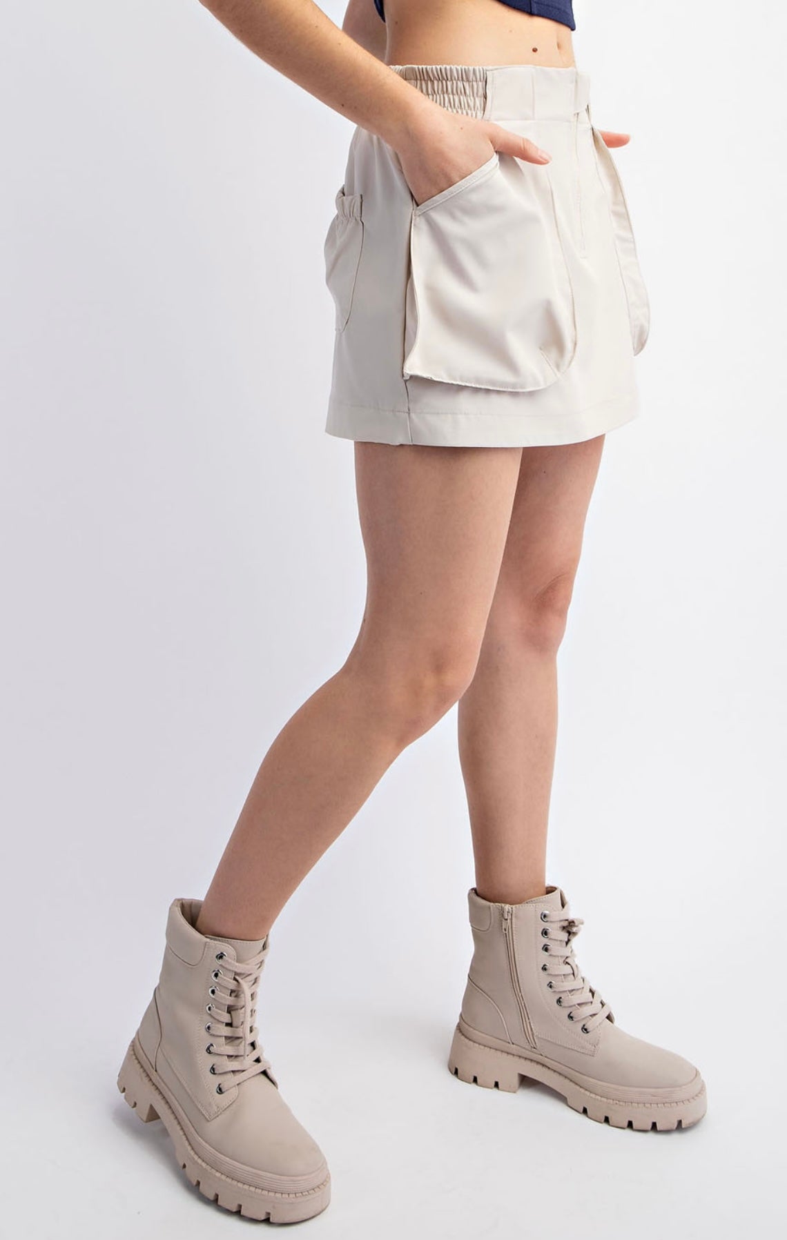 Cream Hiking Skort