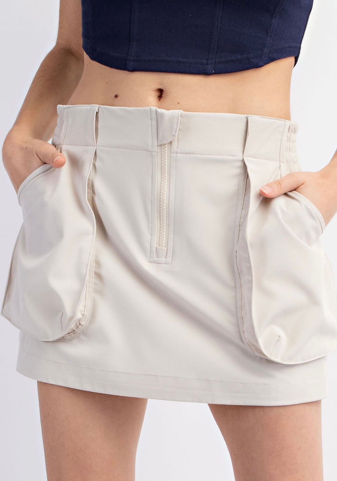 Cream Hiking Skort