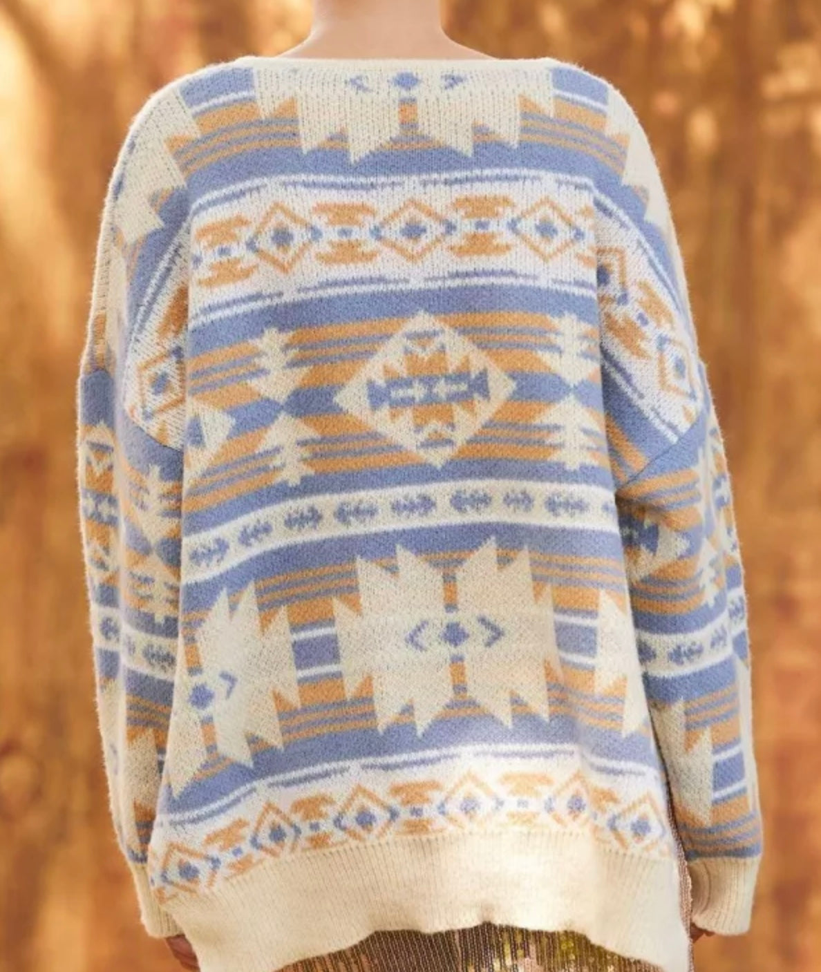 Aztec Oversized Sweater